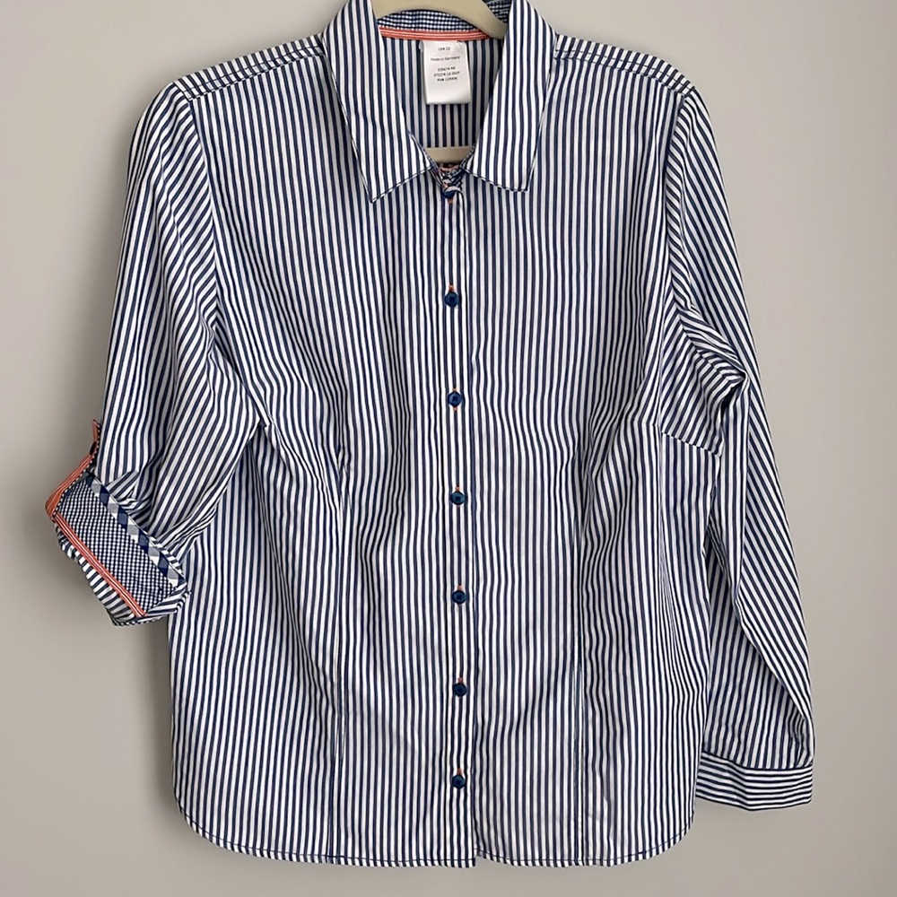 Vintage Sports Couture Button Down Size 12